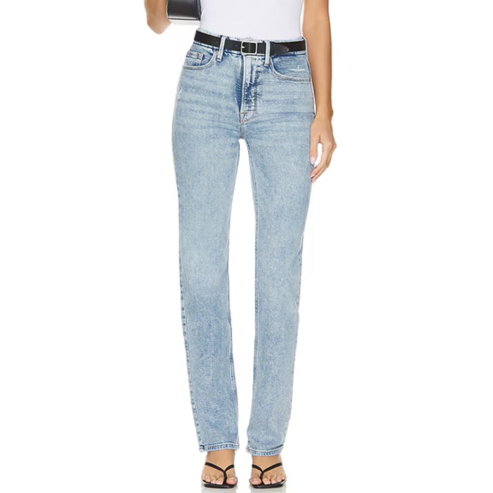 Good American Good Boy Vintage Inspired Straight Leg Jeans